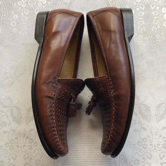 Johnston & Murphy Brown Leather Loafers Oxford Men’s Size 13 Slip-On Shoes main image 6